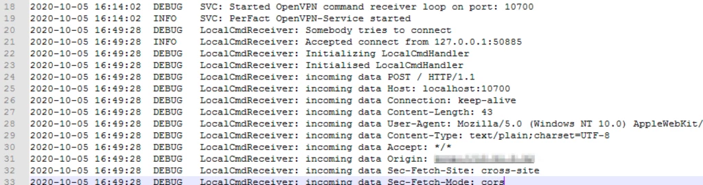 parse command